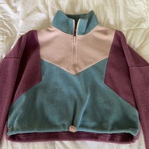 Pacsun fleece cropped quarter zip!